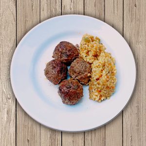 albondigas con arroz