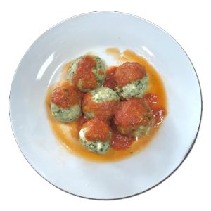 Malfatti con salsa rosa - FIT