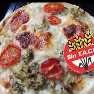 Tarta de bróccoli, Jamon y Queso - SIN TACC (450/500gr.aprox)