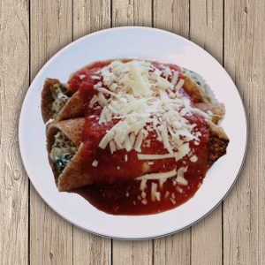 canelones de espinaca
