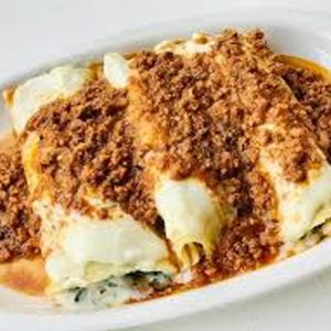 Canelones de Espinaca y Ricotta c/Bolognesa