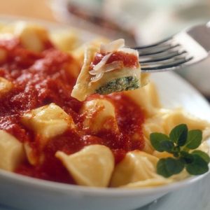 Ravioles Jam{on y Mozzarella c/fileto