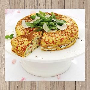 Tortilla de Verduras y Queso individudal- Sin TACC